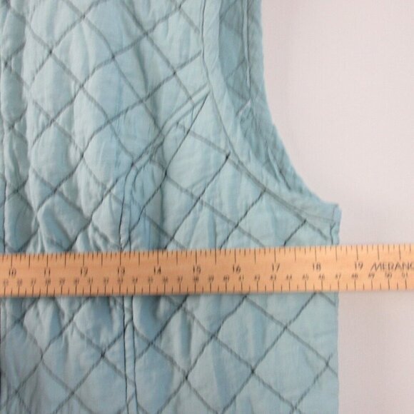 Cut Loose Women Parachute Vest M Green‎ Zip Front Quilted Lightweight Travel 348 - Picture 9 of 11